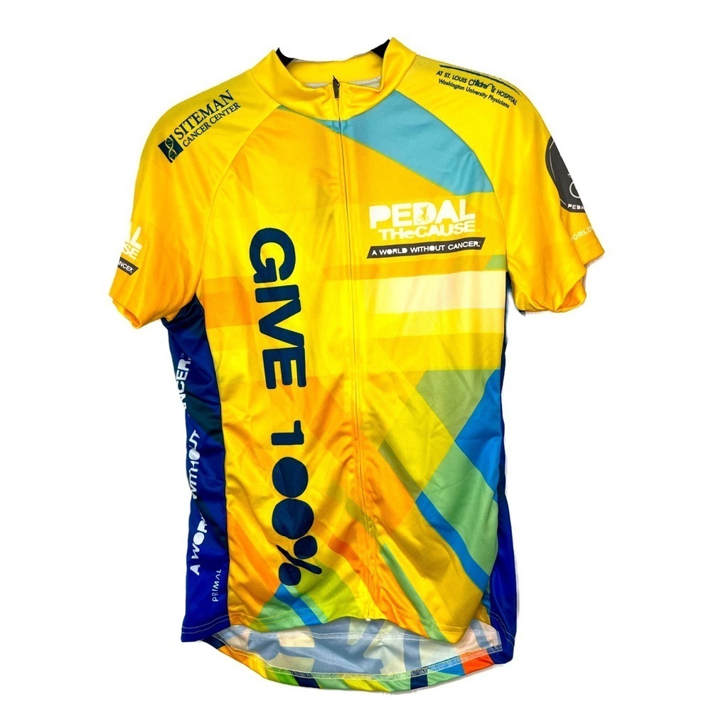 Primal NWT Cycling Jersey Pedal The Cause Cancer Women's Sz LG